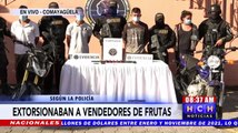 ¡Supuestos pandilleros! Extorsionaban a vendedores de frutas y tortilleras en la capital