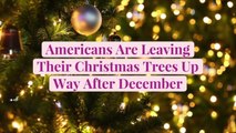 Americans Are Leaving Their Christmas Trees Up Way After December