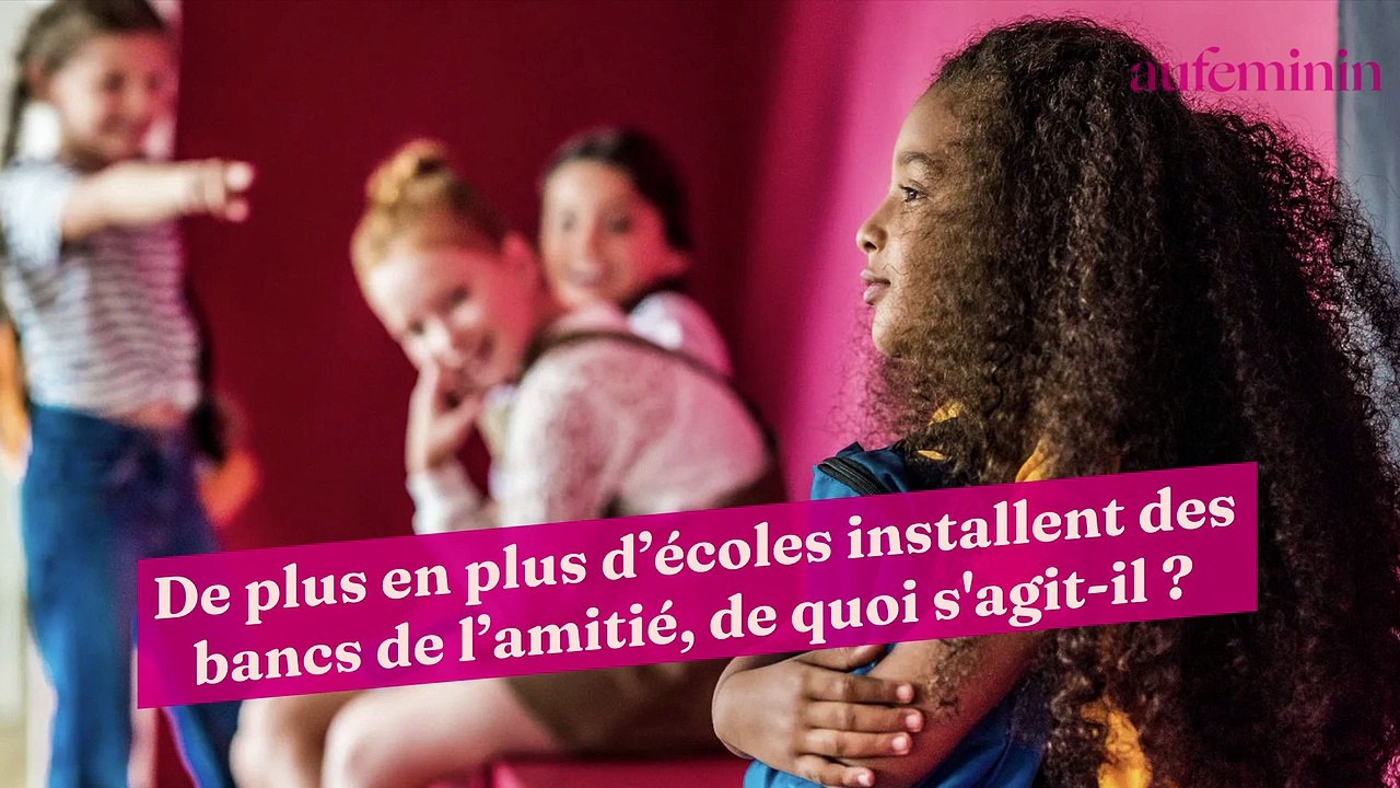 De plus en plus d’écoles installent des bancs de l’amitié, de quoi s'agit-il ?