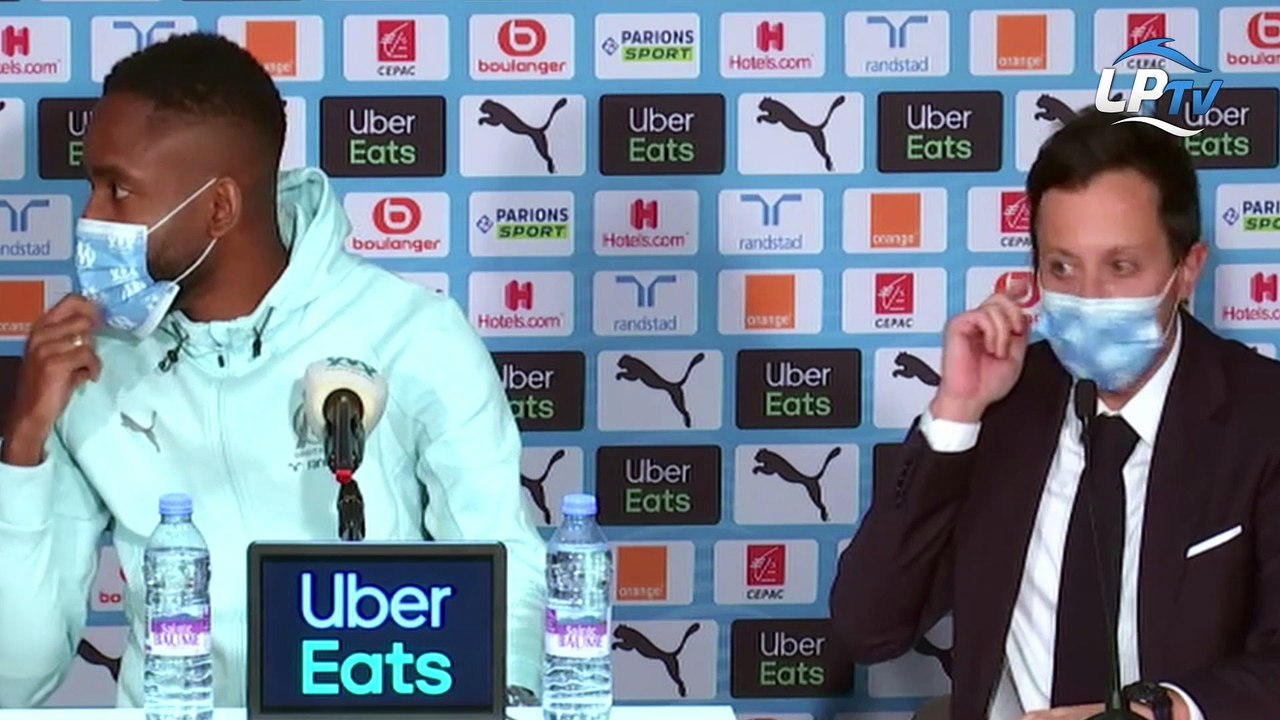 OM : l'intégralité de la conférence de presse de Bakambu, Longoria et Sampaoli