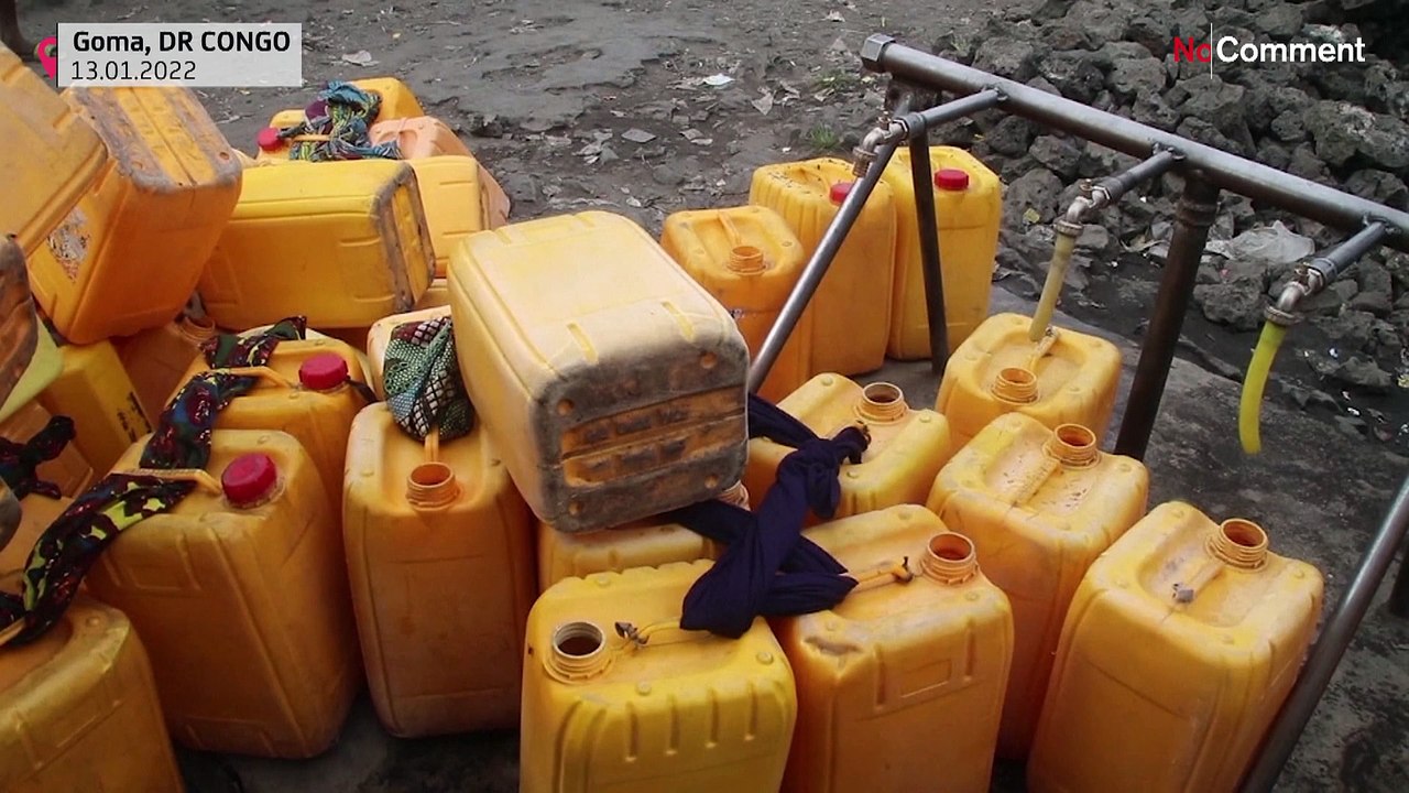 Trinkwassermangel in millionenmetropole goma