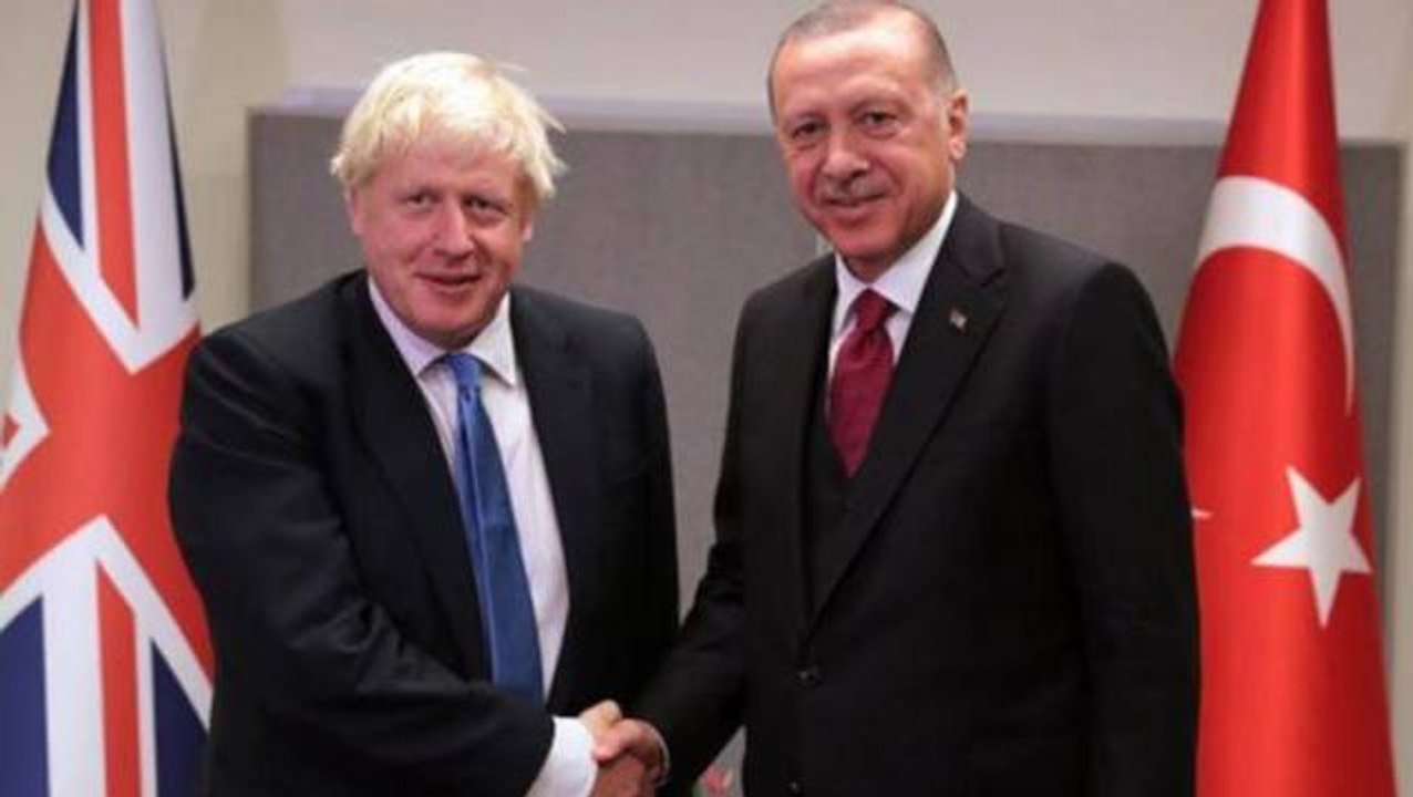 Cumhurbaşkanı Erdoğan, İngiltere Başbakanı Boris Johnson ile görüştü