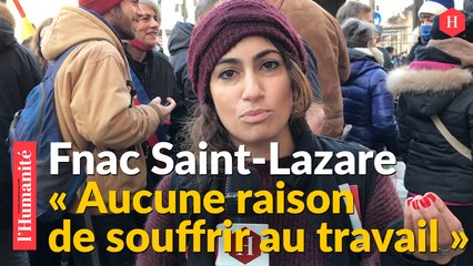 Les libraires de la Fnac Saint-Lazare déterminés à améliorer  leurs conditions de travail