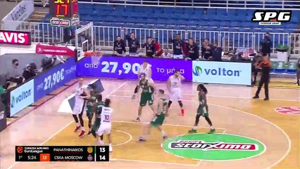 Marius Grigonis Highlights 19 Pts, 3 Ast vs Panathinaikos