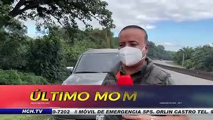 ¡Tiroteada, abandonan camioneta en la CA-5, Santa Cruz de Yojoa!
