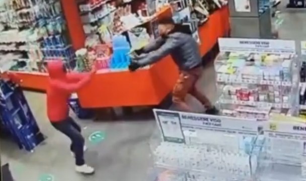 Roma - Polizia sventa rapina in farmacia: 2 arresti (14.01.22)