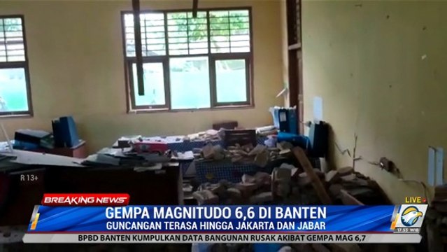 Penjelasan BMKG Terkait Gempa 6,6 SR yang Mengguncang Banten