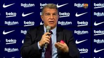 Laporta hablando de posibles nuevas incorporaciones