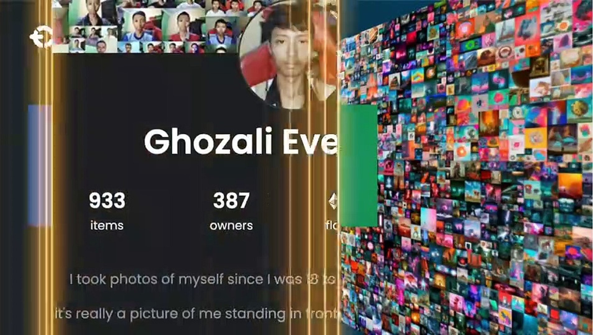 ⁣Ghazali Kaya Mendadak, Ghazali Everyday Jual Foto Selfie Miliaran, Bisnis NFT