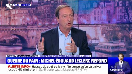 Baguette à 29 centimes: pour Michel-Édouard Leclerc, "c'est une polémique à la con"