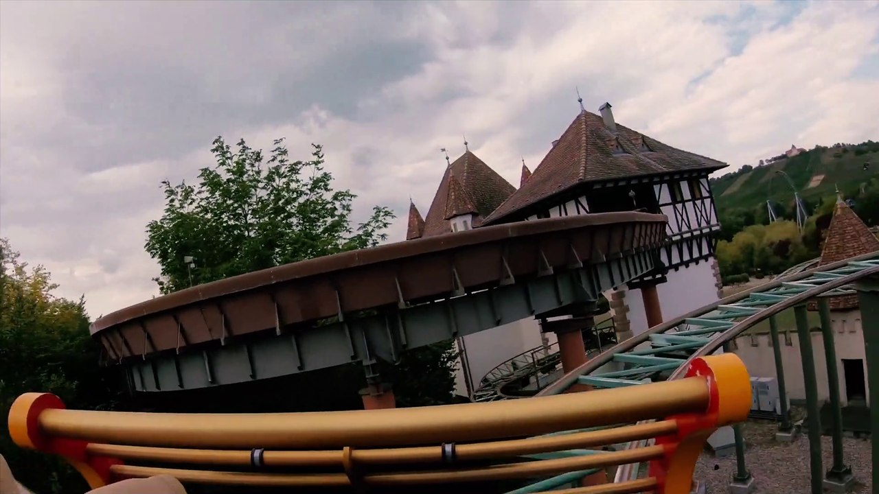 G'sengte Sau Roller Coaster (Erlebnispark Tripsdrill - Cleebronn, Germany) - 4k Roller Coaster POV Video