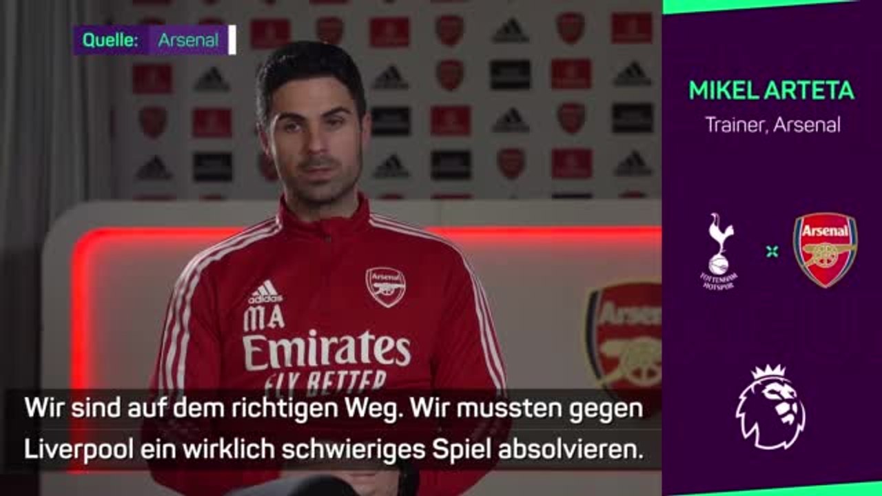 Arteta motiviert Talente: "Auf dem richtigen Weg"