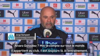 Marseille - Álvaro González pas encore parti : "Je compte sur tout le monde", affirme Sampaoli