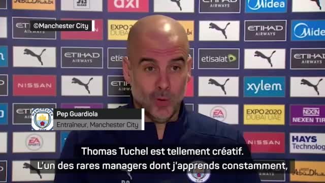 22e j. - Guardiola : Tuchel rend le football meilleur