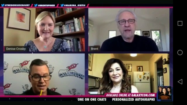Galaxycon Live Comicon, Cast Of Star Trek Tng; Marina Sirtis Brent Spiner Denise Crosby 9-20-2020