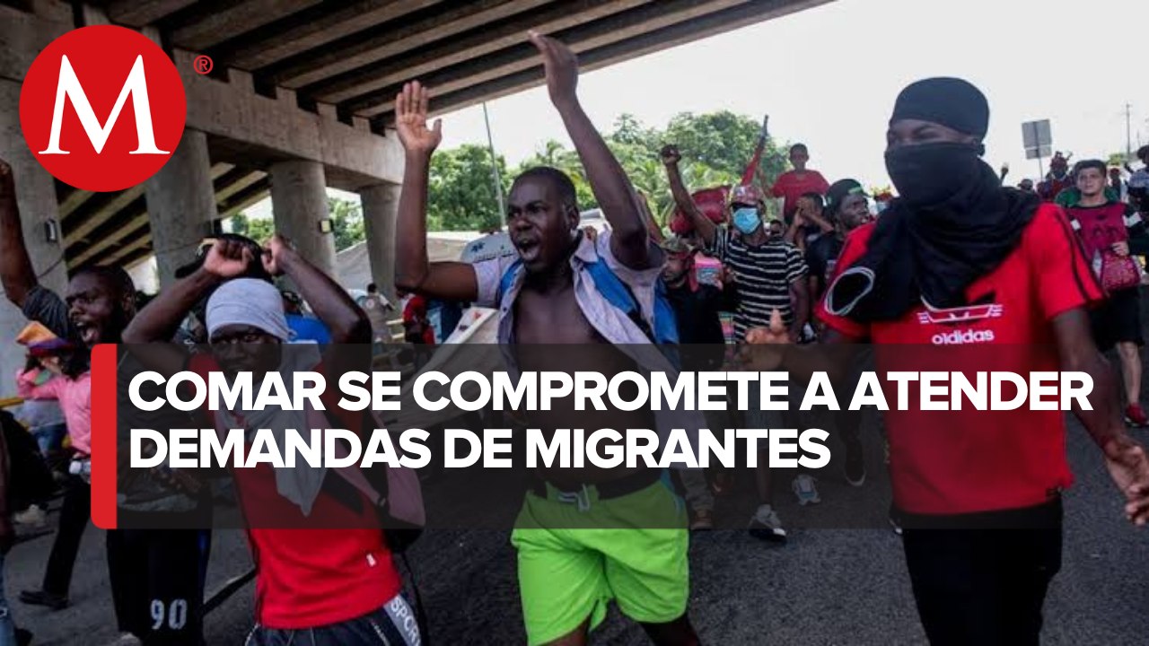 Gobierno de CdMx media atención de la Comar a migrantes haitianos