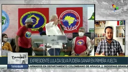 Encuesta confirma a expresidente Lula Da Silva como favorito a presidencia de Brasil