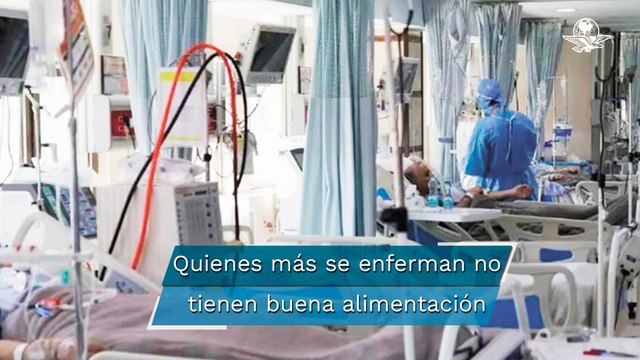 Covid-19 evidenció que personas que más se contagian no tienen buena alimentación: Sheinbaum