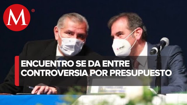 Lorenzo Córdova y Adán Augusto López se encuentran entre polémica de presupuesto para revocación