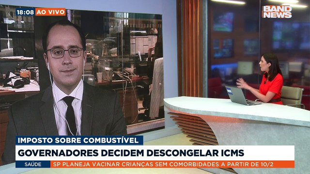 Preço do combustível: Governadores decidem descongelar ICMS.#BandNewsTV