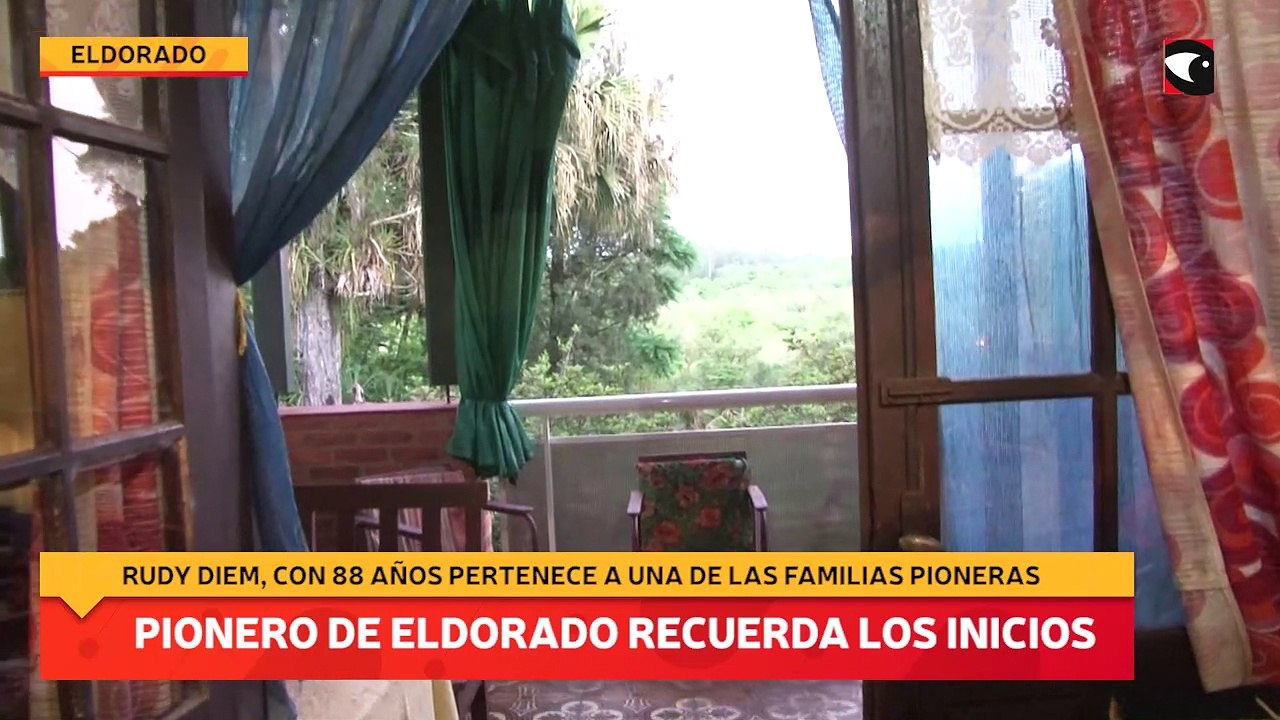 Pionero de Eldorado recuerda los inicios