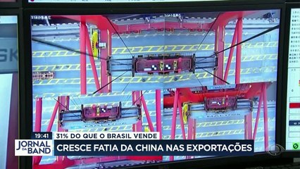Cresce fatia da China nas exportações. País é o principal comprador de produtos brasileiros.