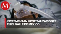 En 7 días, aumentan casi 50% de hospitalizaciones en CdMx y Valle de México