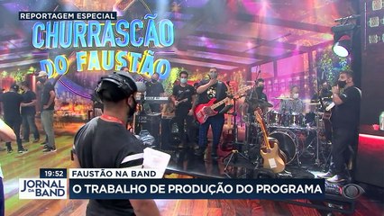 Só faltam três dias para o Faustão na Band. Hoje vamos ver o trabalhão por trás do programa que estreia na segunda-feira. O repórter Giba Smaniotto mostra os bastidores.