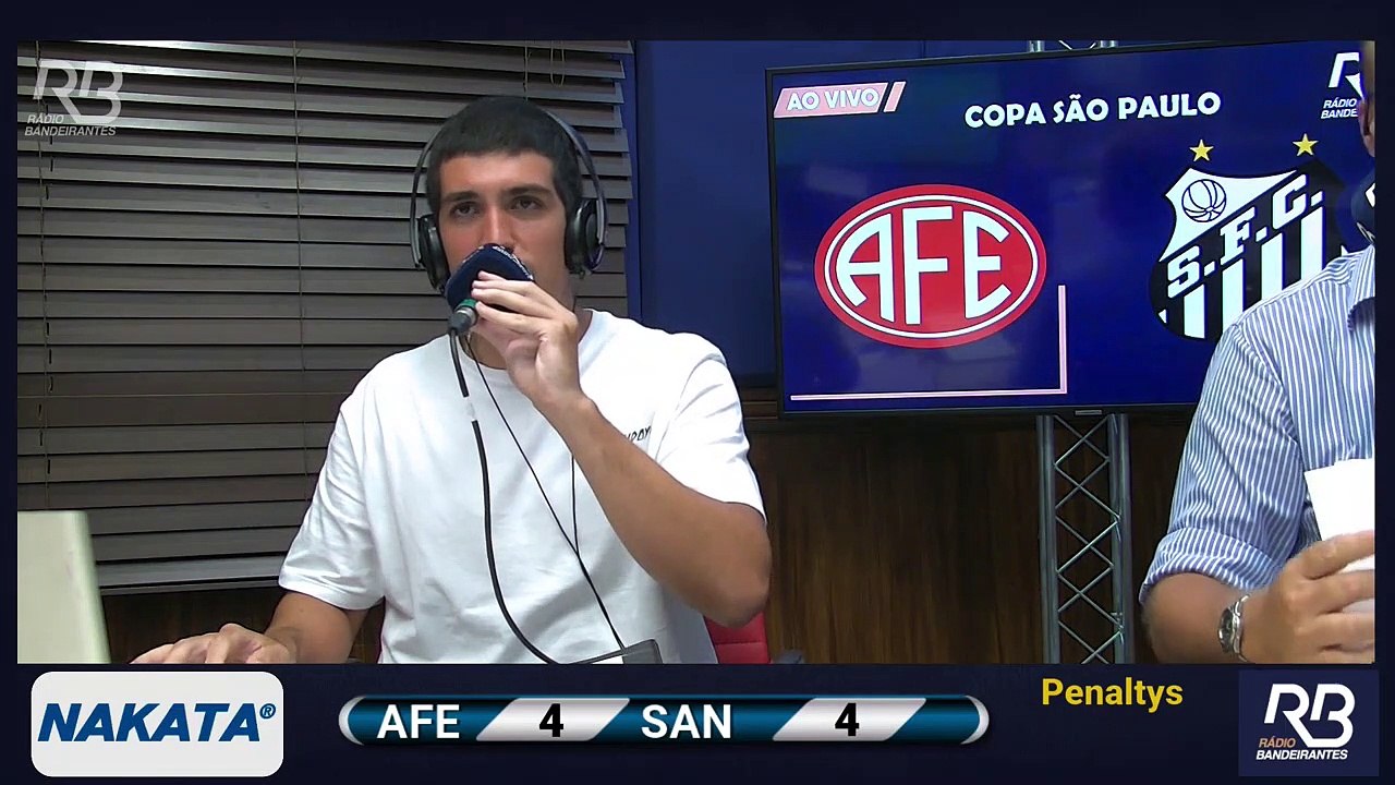 Weslley Patati acerta bela cobrança e classifica o Santos!