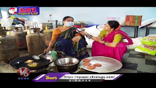 Teenmaar Chandravva Chit Chat with Women, Customers _ Telangana Pindi Vantakalu _ V6