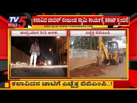 ಕಲಾವಿದನ ಚಾಟಿಗೆ ಎಚ್ಚೆತ್ತ ಬಿಬಿಎಂಪಿ | BBMP | TV5 Kannada
