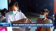 Polres Madiun Gelar Vaksinasi Merdeka Untuk Anak Usia 6 Hingga 11 Tahun Dalam Rangka PTM di Sekolah
