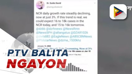 #PTVBalitaNgayon | Jan.15, 2022 / 1:00 p.m. update