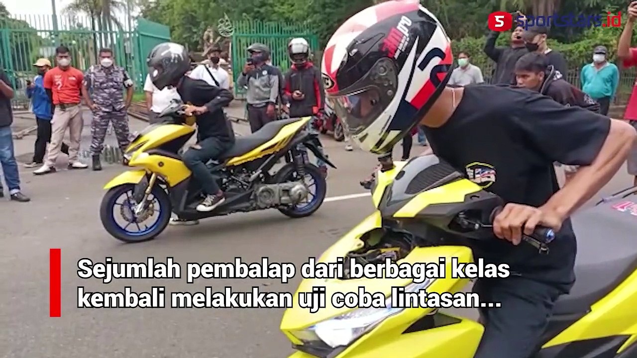 Jelang Persiapan Street Race, Pembalap dari Berbagai Kelas kembali Lakukan Uji Coba Lintasan Ancol