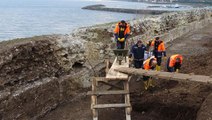 Trabzon'da kazı yapan Türk arkeologların kazmasına, kafatası olmayan iskelet takıldı