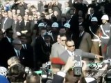 الرئيس السادات يفتتح السد العالي بعد غياب الزعيم عبد الناصر وفي حضور نجله المهندس خالد