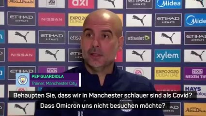 Guardiola: “Wir sollen schlauer sein als Covid?”