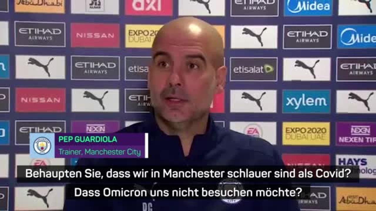 Guardiola: “Wir sollen schlauer sein als Covid?”