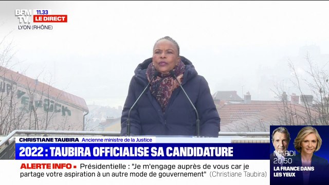 Christiane Taubira: Je m'engage auprès de vous car je partage votre aspiration à un autre mode de gouvernement