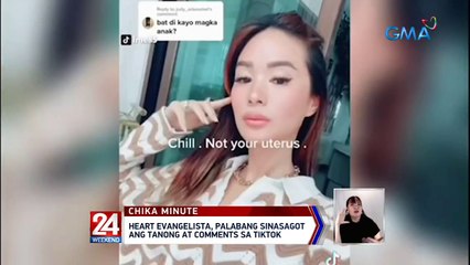 Heart Evangelista, palabang sinagot ang tanong at comments sa TikTok | 24 Oras Weekend