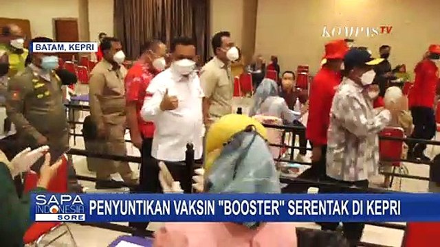 Gubernur Kepri Dampingi Mendagri Tito Resmikan Pelaksanaan Vaksinasi Booster Serentak!
