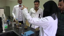 طلبة جامعة تعز اليمنية يبتكرون جهازا لتدوير زيوت المحركات المستخدمة