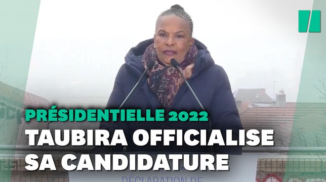 Christiane Taubira annonce sa candidature à la présidentielle 2022