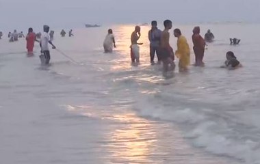 গঙ্গাসাগরে  মকরসংক্রান্তির পুন্য স্নানযাত্রার চিত্র |Oneindia Bengali