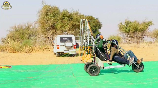 Parachute Diving : थार का रेगिस्थान || Skydiving in India : Thar (Desert) Rajasthan