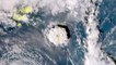 Pánico en la isla de Tonga, golpeada por un tsunami provocado por la erupción de un volcán submarino