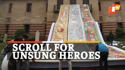 Republic Day 2022: Gigantic Scrolls To Portray Tales Of Valor Of Unsung Heroes