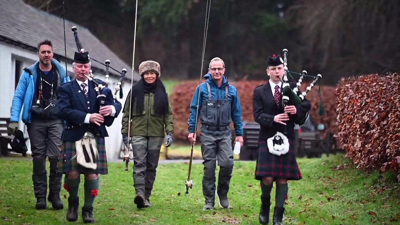 Opening of the salmon fishing season river Tay