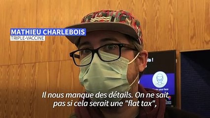 Le Québec va taxer ceux qui refusent la vaccination