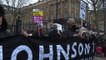 Protest outside Downing Street after 'partygate' revelations